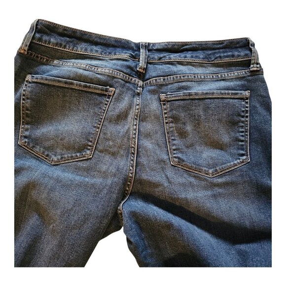 St John Bay Y2K Womens Size 14 Skinny Leg Denim Blue Jeans Embroidered Retro - Picture 4 of 8